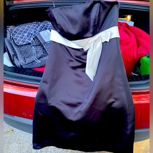 Black strapless dress size 4